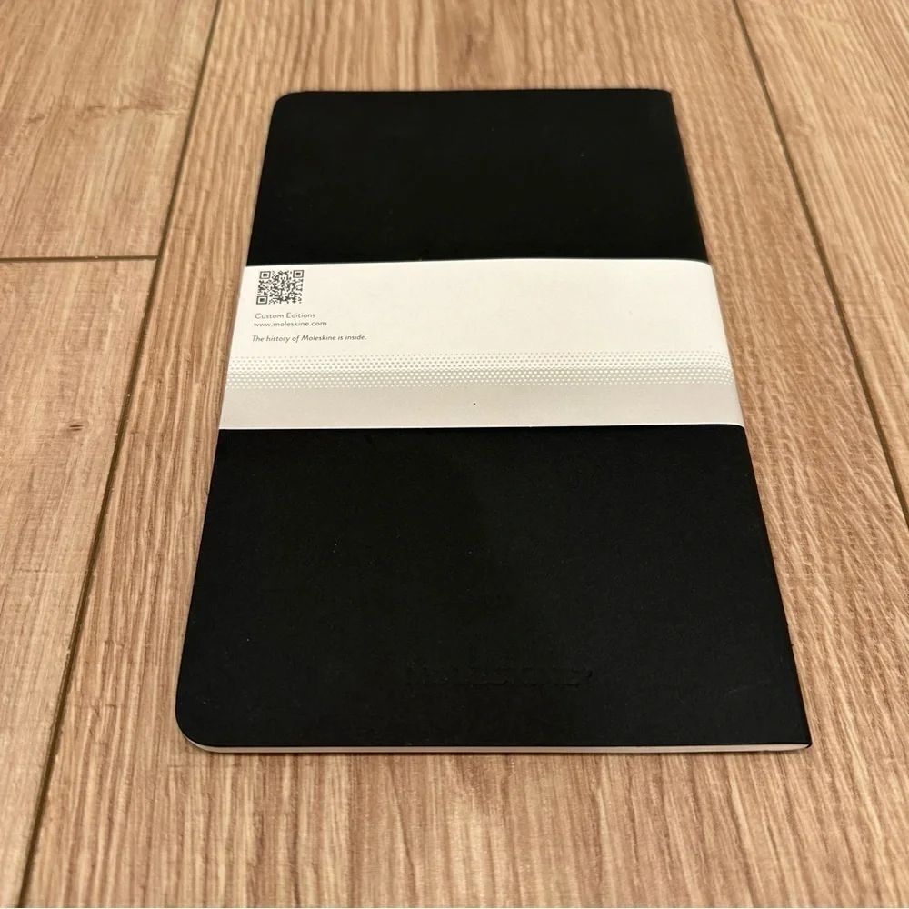 NWT Moleskine Black Notebook